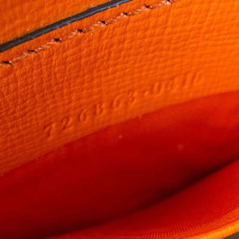 GUCCI Orange Leather Horsebit Shoulder Bag - Picture 13 of 13